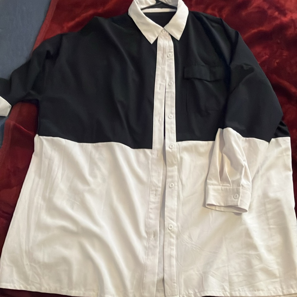 Plus size Button down